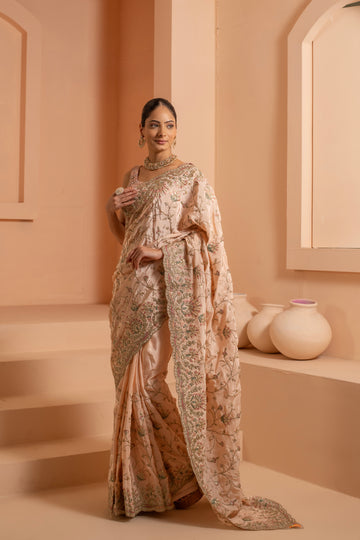 Fashion Fusion saree with timeless elegance